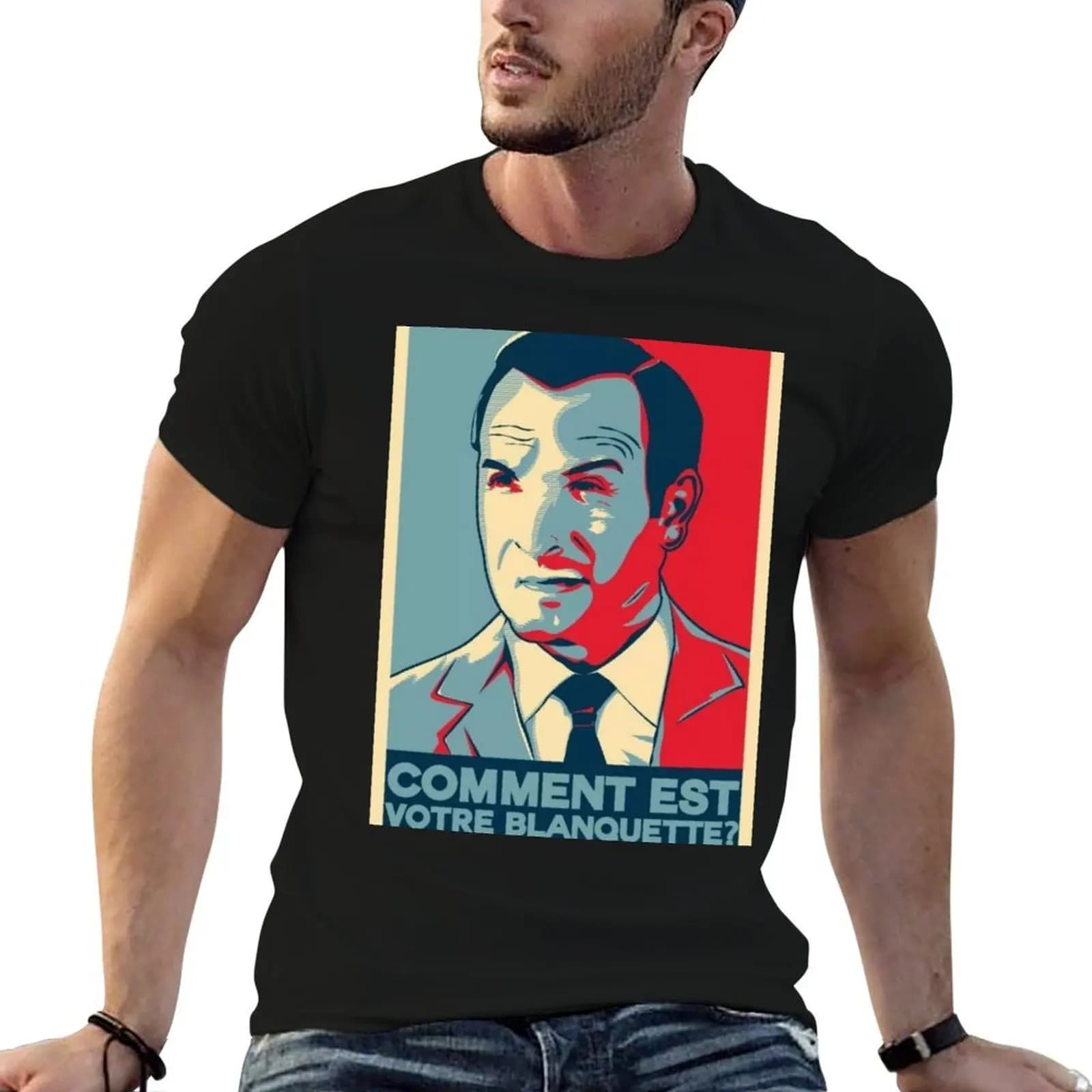 Come stanno le tue blanquette? - T-shirt da uomo versione pop culture OSS117