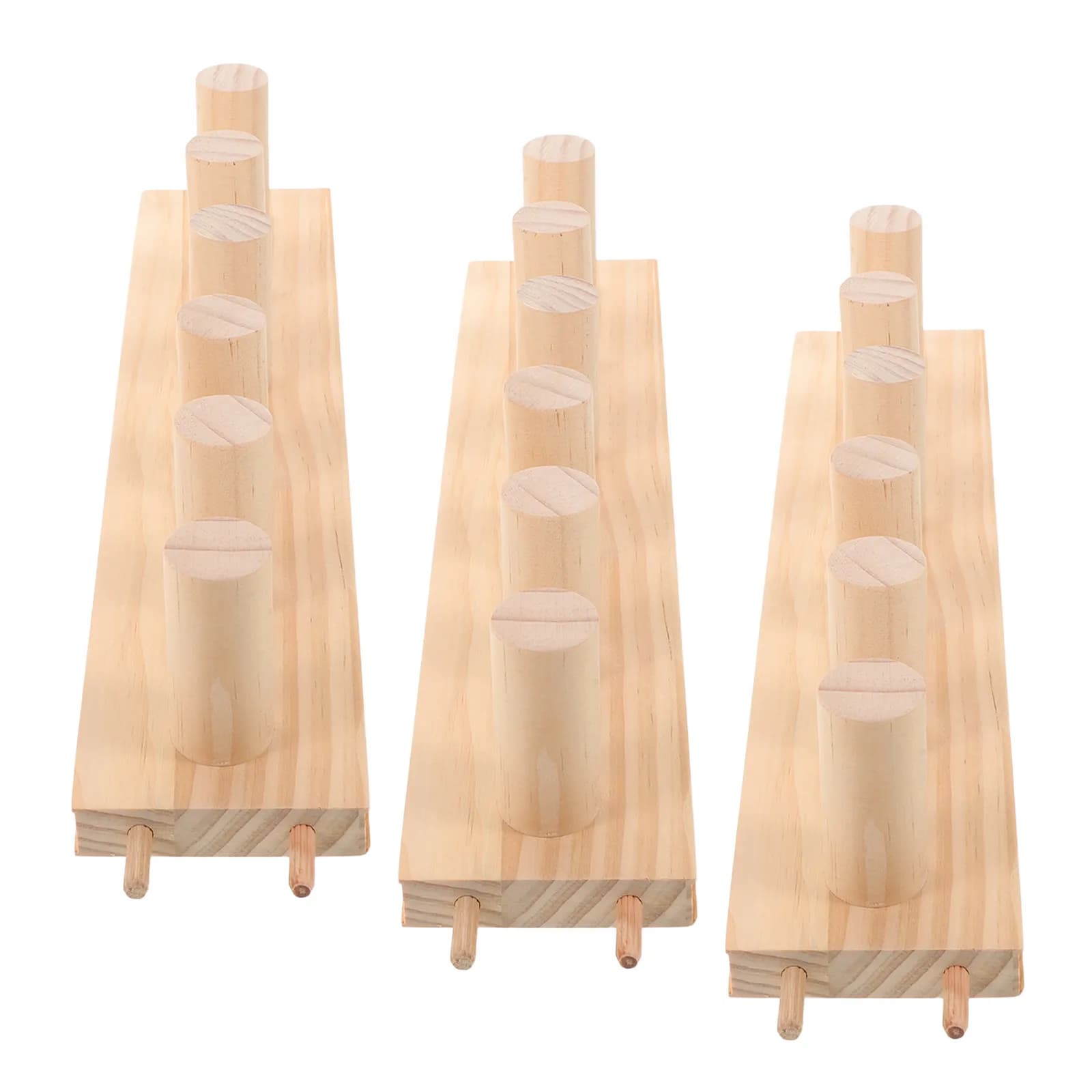 3-in-1 Wooden Knitting Loom Set Modular Weaving Frame for Chunky Blanket Making Throws Scarf Crafting Portable DIY Yarn Loom Kit