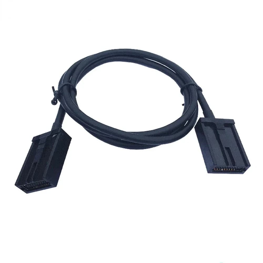 HD connection cable for car with black ABS shell from HDMI EM male to HDMI E TYPE male 19P 1.4V 4K