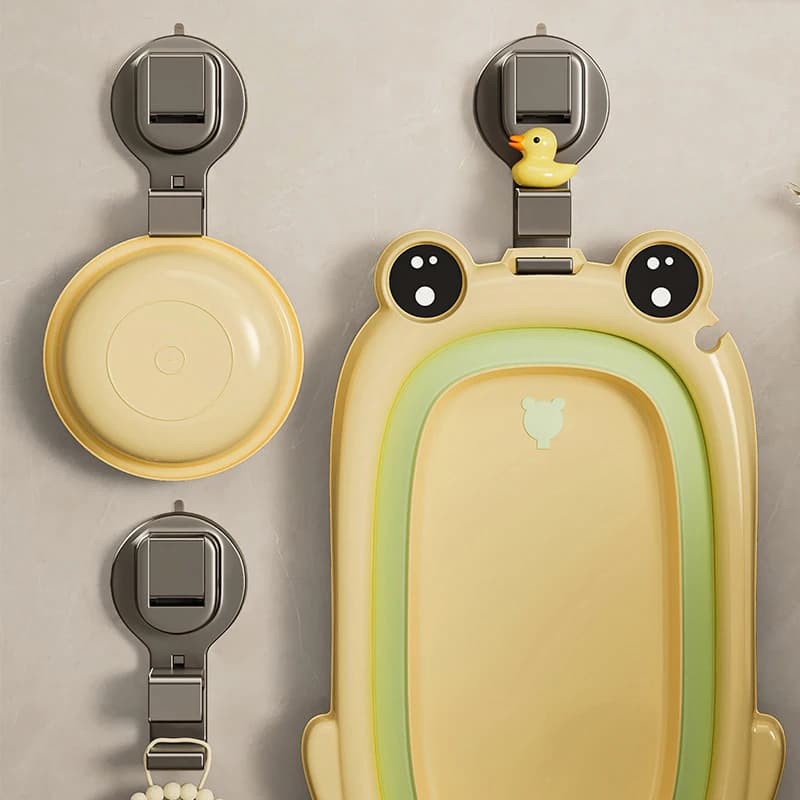 Nuovo portaoggetti per lavabo a parete con gancio a ventosa per bagno, cucina, supporto per staffa per organizzazione salvaspazio