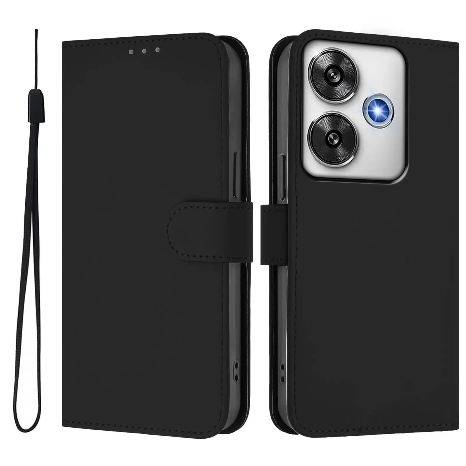 Custodia a Portafoglio Magnetica Antiurto in Pelle per POCO X7 Pro X7 X6 Neo X6 X5 X4 X3 GT X3 NFC, con Slot per Carte