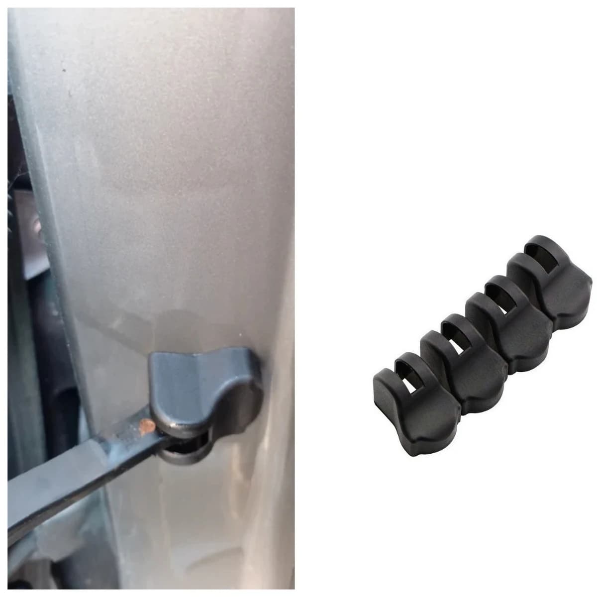 Auto Porta Fermaporta Custodia protettiva per Hyundai Tucson Ix35 Solaris Sonata 8 9 Verna Santa Fe Elantra 4 pezzi ABS Accessori