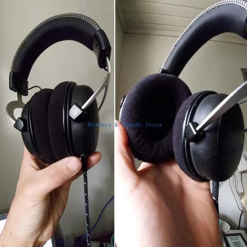 Y4UE Portable Headphone Replacement Headset for KHX-HSCP Cloud II 2 HSCD 1 pair Headset