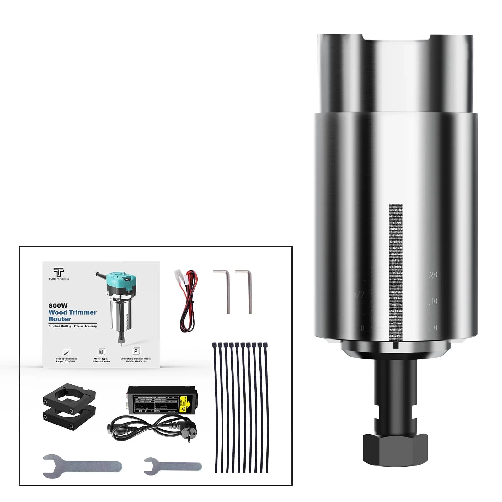 # l Per CNC Router di Legno Trimmer Trimmer Elettrico Router 800W Trimmer Per Legno Router Mandrino Per La Fresatura Incisore Laser TTC450 pro