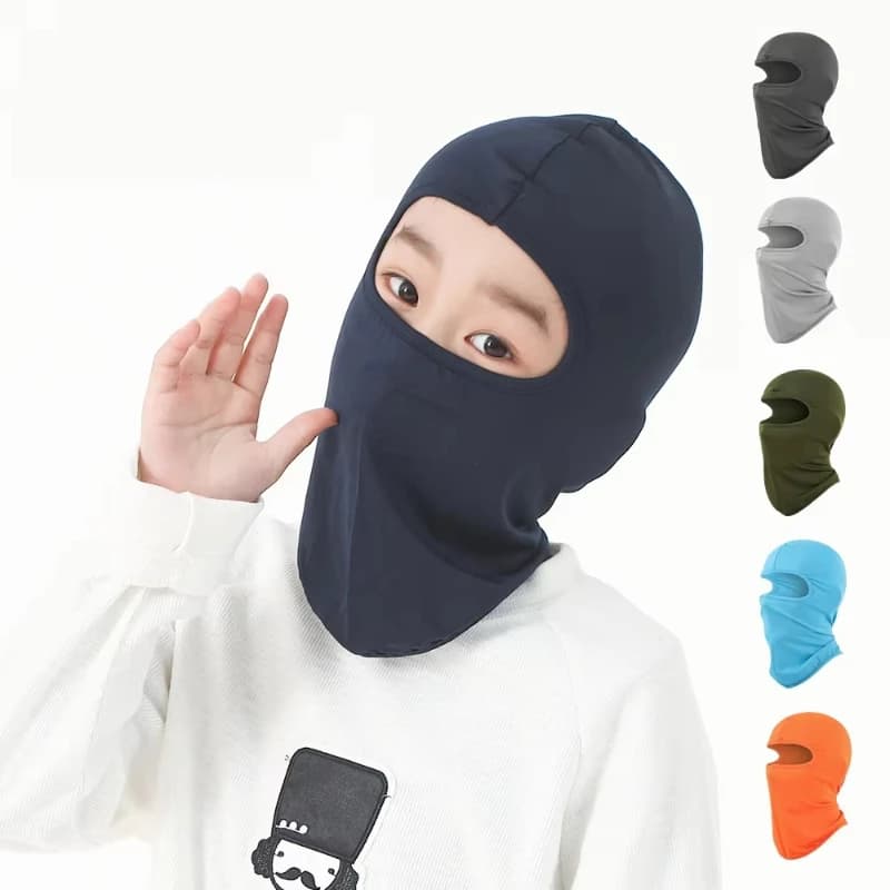 Maschera Integrale da Sci (1/4 Pezzi) per Uomo, Antivento e Traspirante, Protezione per Escursionismo e Ciclismo, Sottocasco Moto