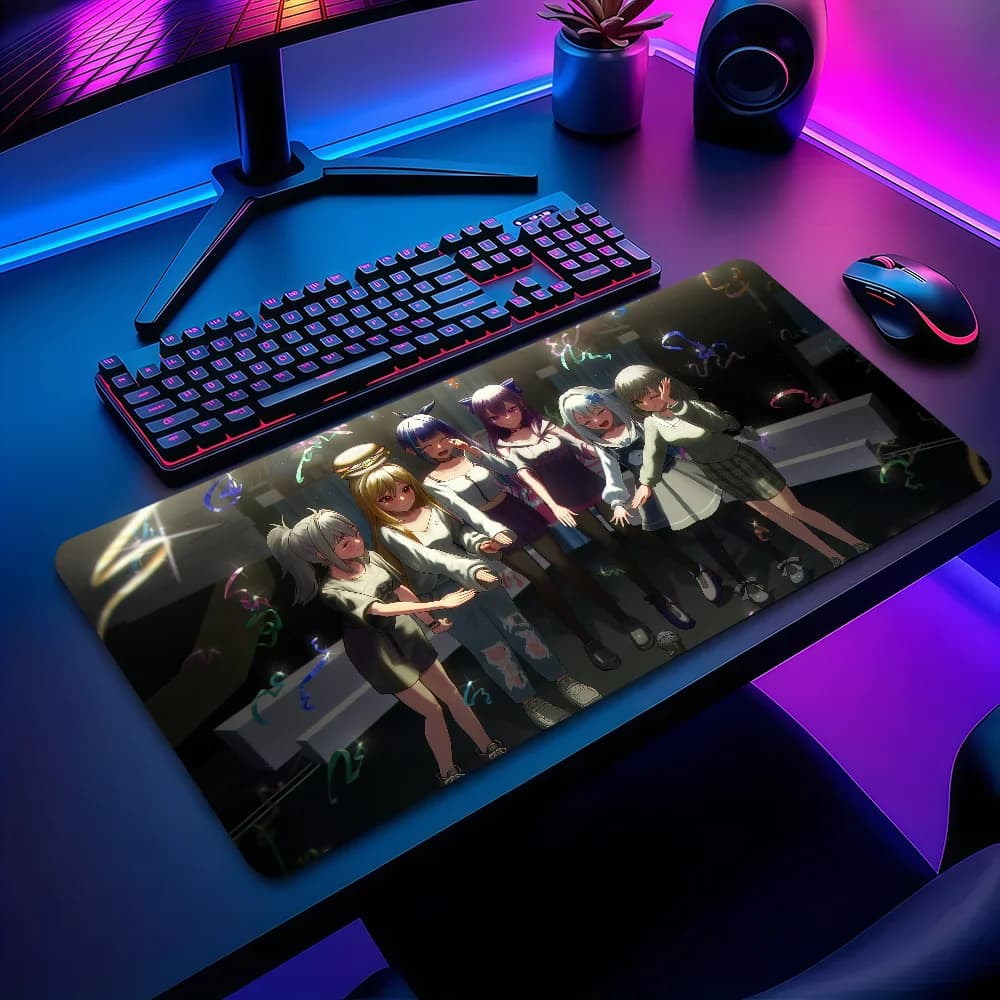 I-Isegye I-Idol Mouse Pad Non-slip Thickened MousePad Large Writing Lockedge Office Student Gaming Cushion