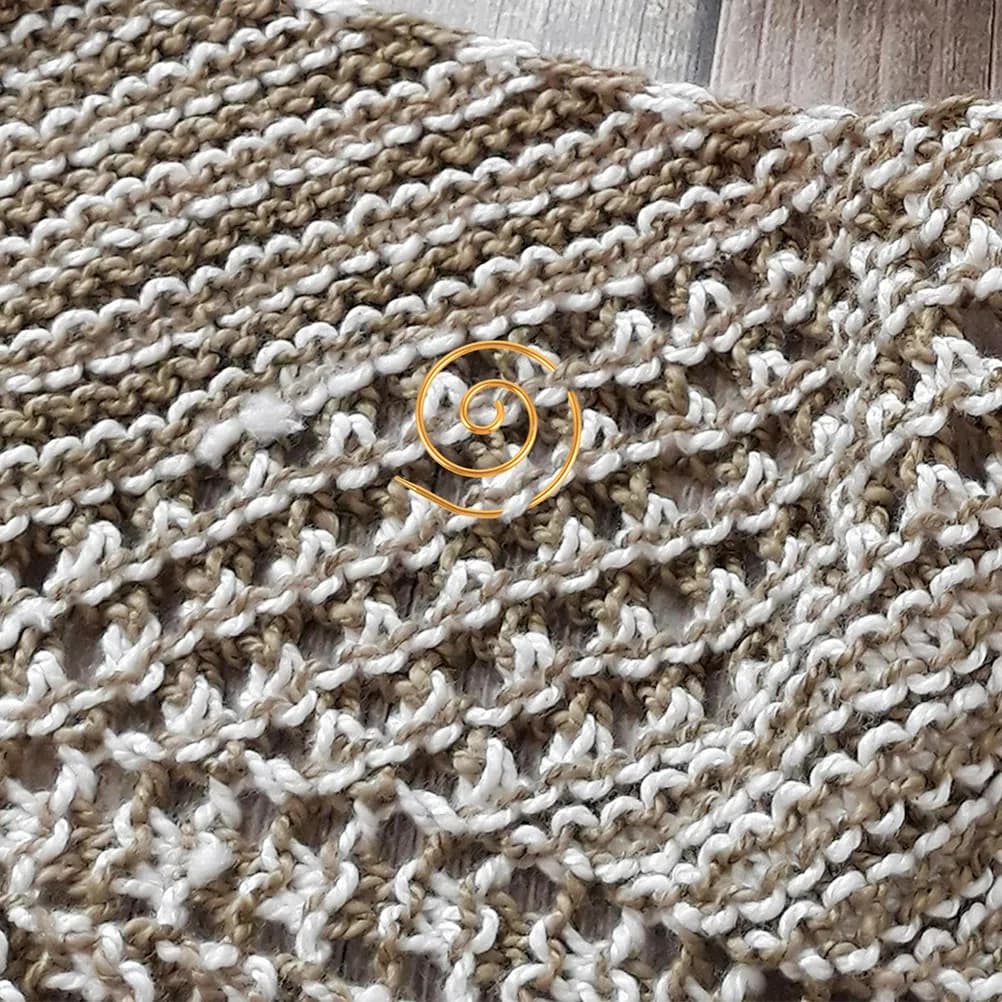 Set di 3 Ferri da Maglia a Spirale Flessibili e Pratici per Gestione Complessa dei Punti, Strumenti per Modelli Intricati di Scialli e Maglioni