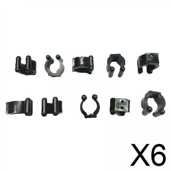 6x 10 Pezzi Clip per Stecche da Biliardo, Supporti per il Posizionamento delle Stecche, Accessori per Biliardo