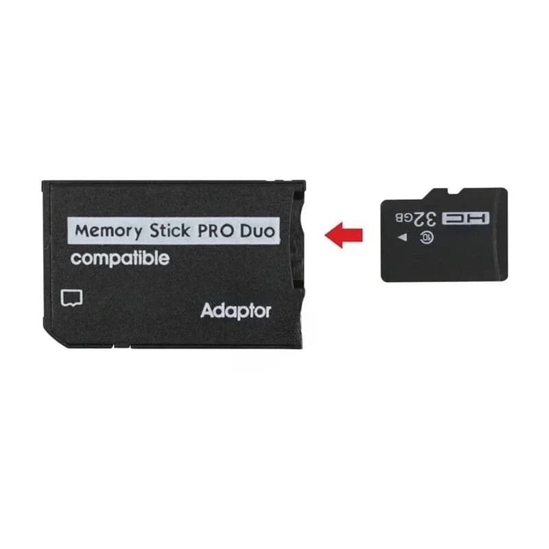 Micro SD TF to Memory Stick Pro Duo Adapter MS Pro Duo Card Converter Reader for Game Console Gaming Accessories