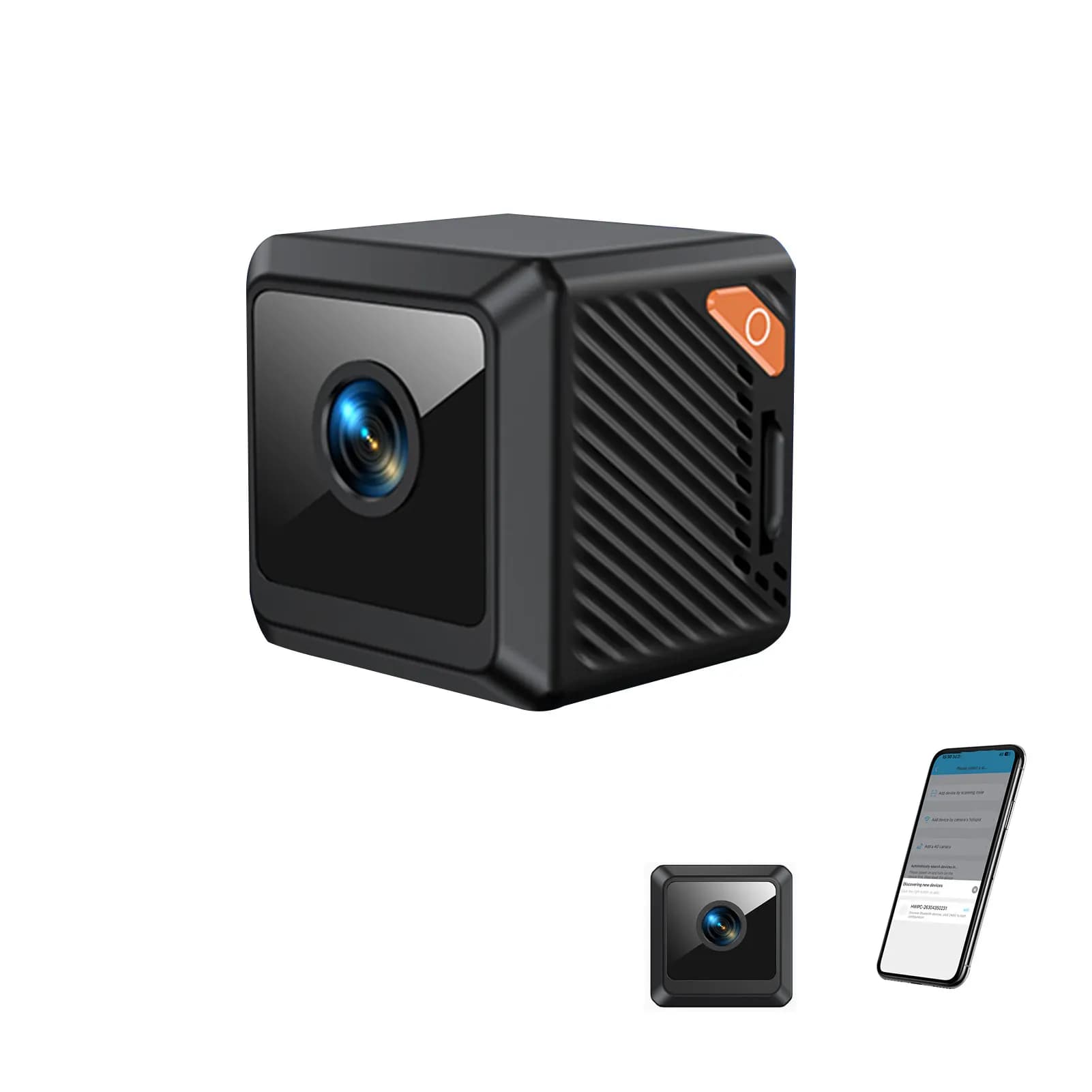 Telecamera di sicurezza wireless 1080P Piccola telecamera di sicurezza wireless Monitoraggio video del rilevamento del movimento 1080P per interni domestici