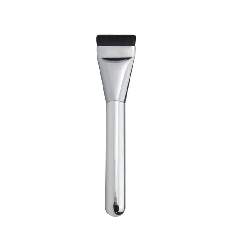 Pennello per fondotinta ultra sottile, leggero e sottile, pennello per contorno viso, pennello piatto per contorno, pennelli per sfumare il fondotinta in crema