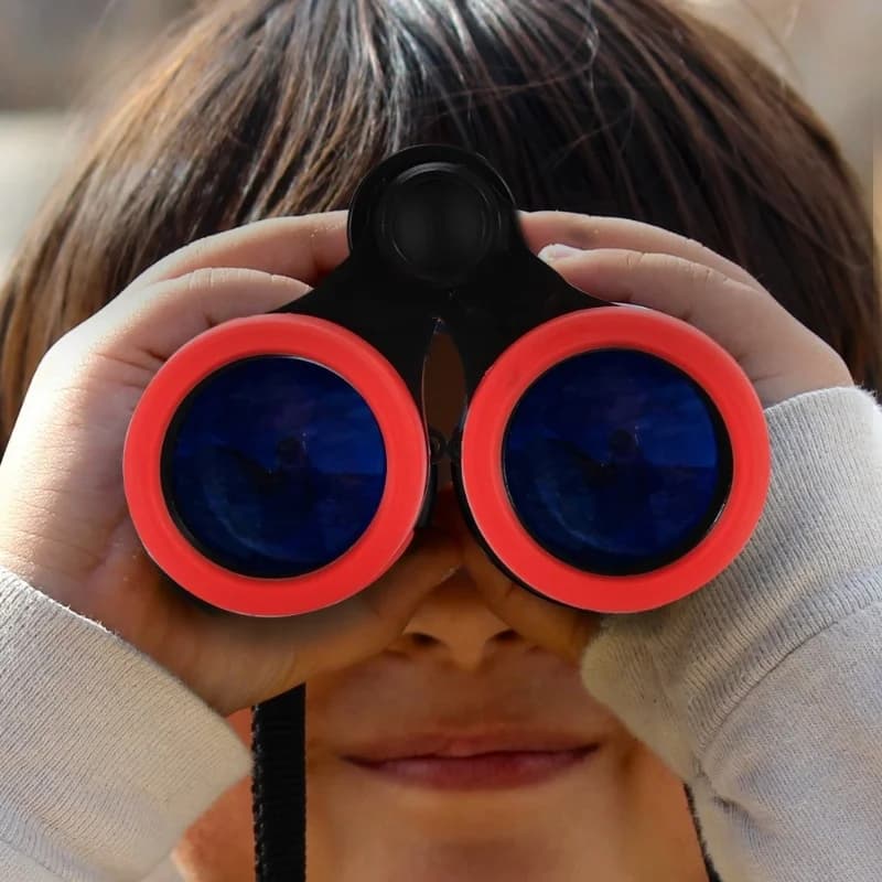 Binocolo per Bambini 4x30 per Birdwatching, Telescopio Giocattolo da Esterno, Regalo per Bambini