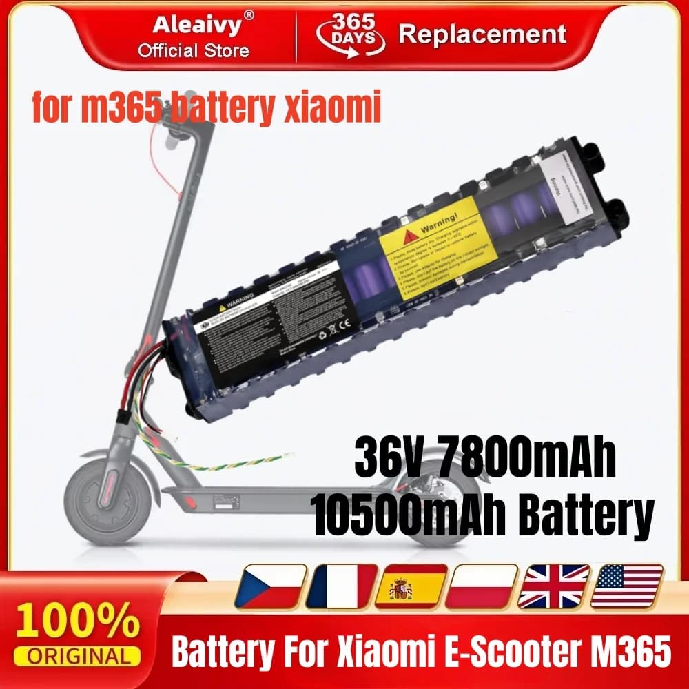 2025 New 36V 10.5Ah Battery for Xiaomi M365/Pro/1S Special Battery Pack 36V Battery Riding 30km BMS+Charger Scooter Accessories