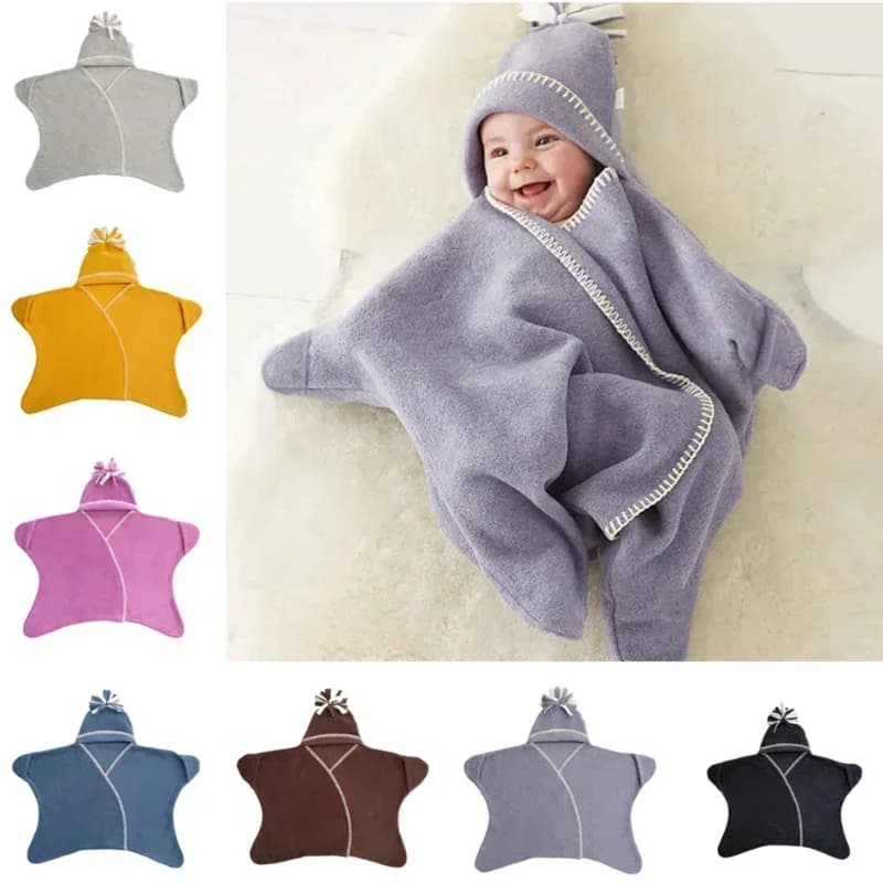 Newborn Baby Changing Cover Keeping Anti Calcium Sleeping Bag for Kids Calda Star Navy 73x62 cm Children's Autumn Winter Bag for Kids