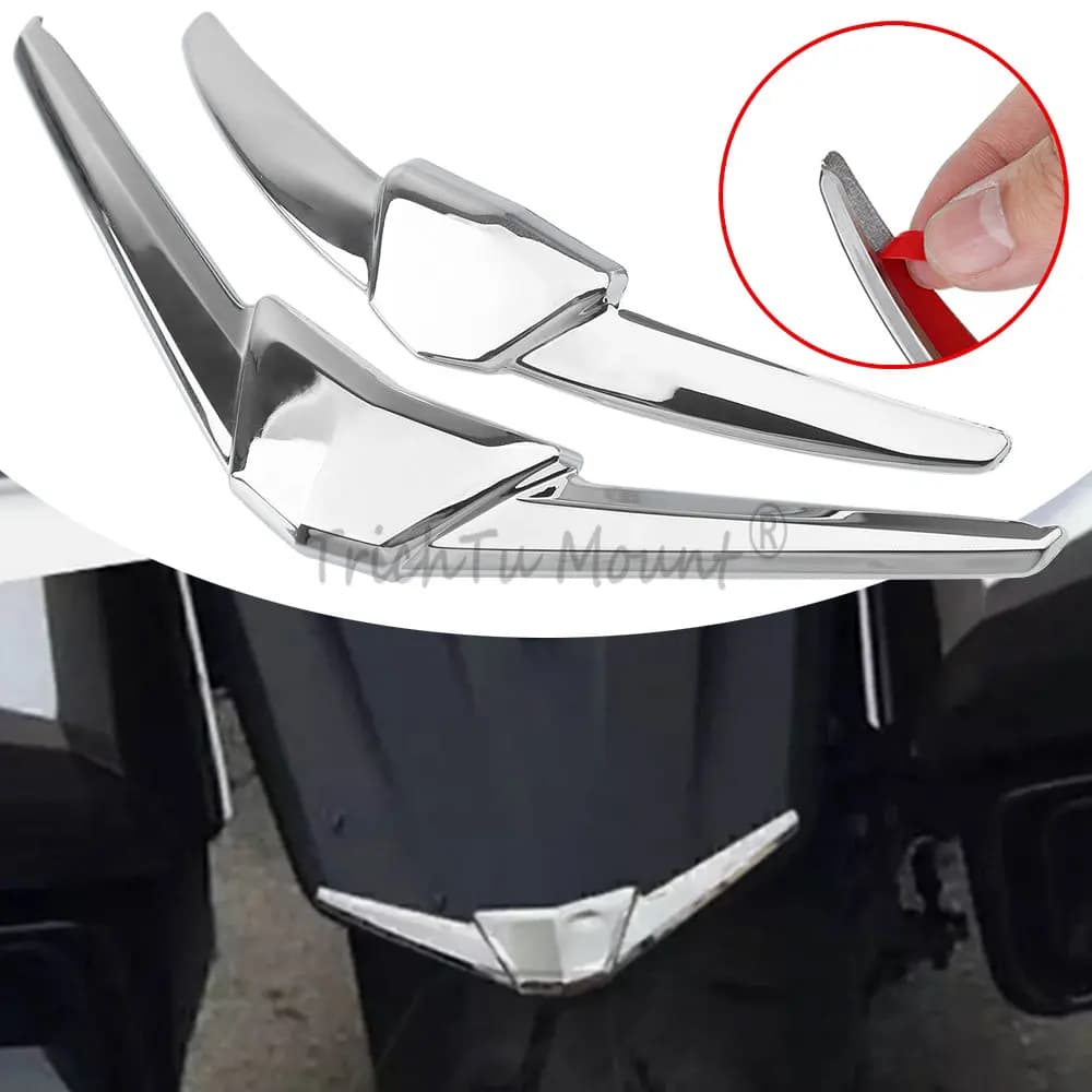 For Honda Gold Wing GL1800 Tour 2018-2024 Motorcycle Front Fender Tip Trim Cover Rear Splash Mudguard Decoration