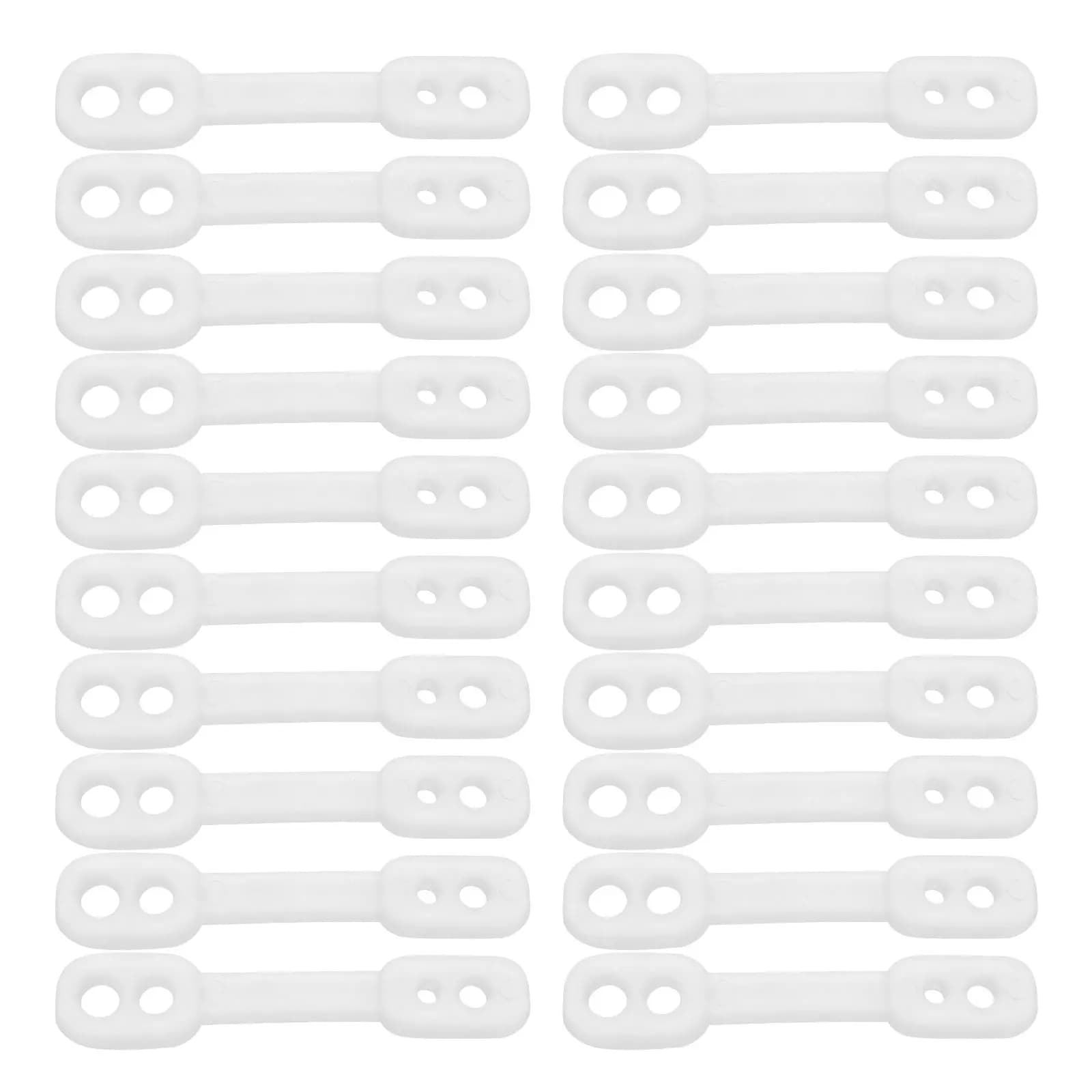 100 Pezzi Clip Antivento in Silicone Antiscivolo per Appendiabiti, per Uso in Lavanderia, Dormitorio, Cucina, Bagno, Balcone