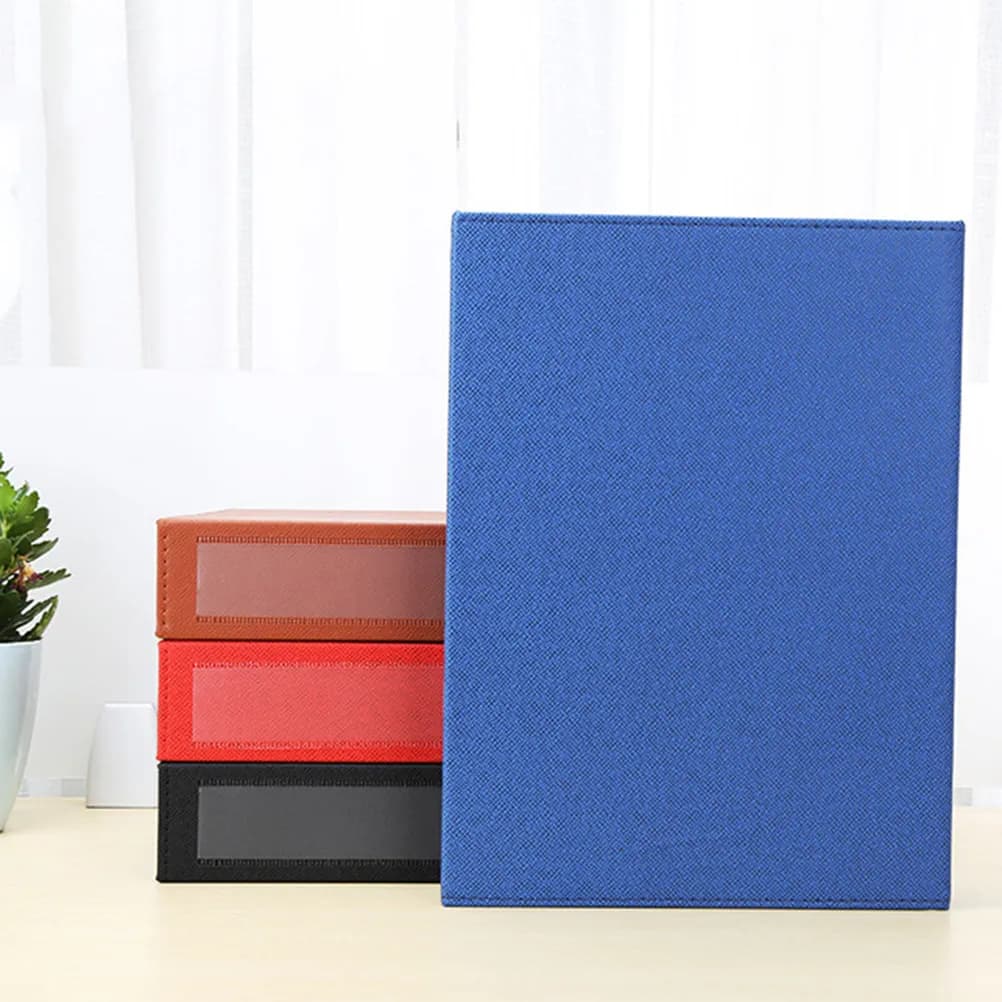 File Box A4 Paper Holder Lightweight PU Profile Clipboard Material Document Storage Folder Office School Supplies