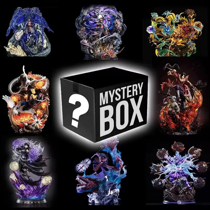 Naruto Anime Figura Kakashi Sasuke Blind Box Lucky Box Figura Scatola misteriosa Anime Miglior regalo Figurine squisite