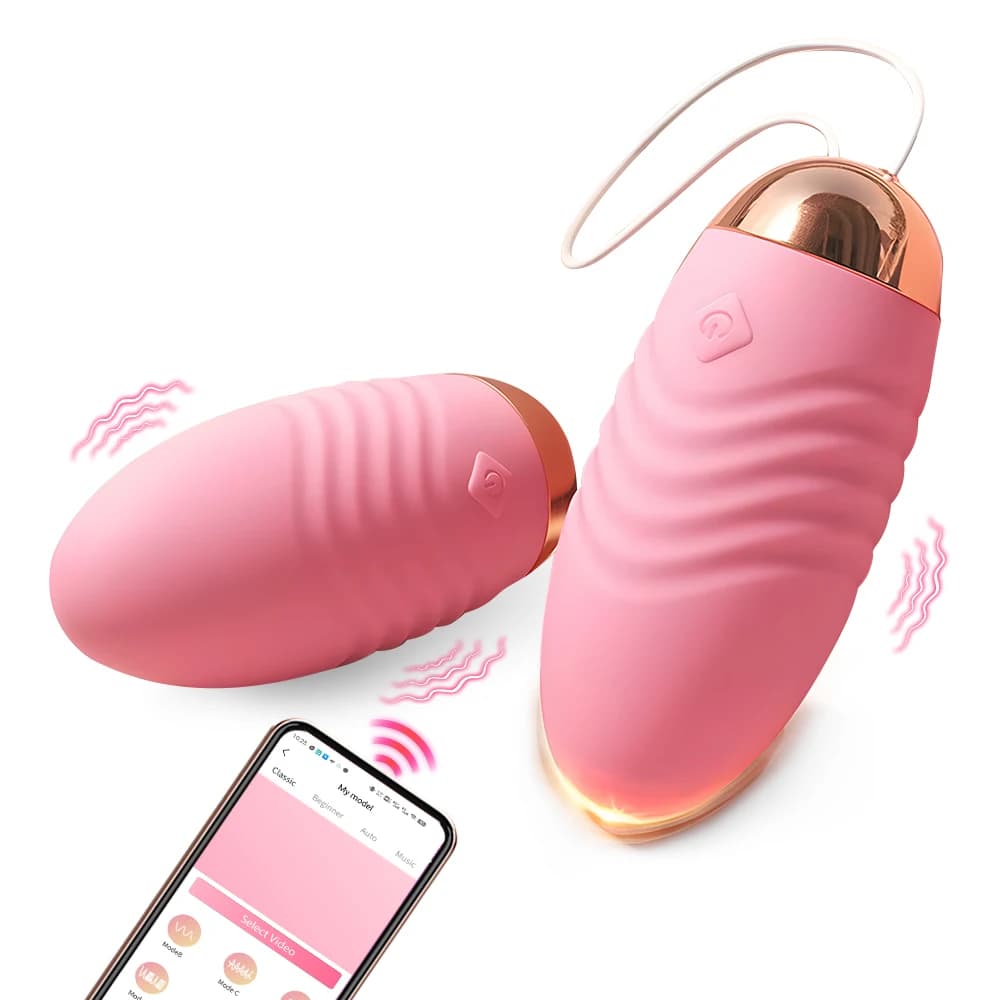 Vibratore Wireless a Forma di Uovo con Controllo Remoto, Massaggiatore Stimolatore per il Corpo, Vibratori Bullet per Donne, Giocattoli Sessuali per Adulti, Prodotti per Giochi di Coppia