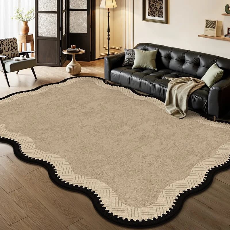 Living Room Carpet Non-slip Waterproof Dirt-resistant Floor Mat Irregular Geometric Pattern Rug Large Size Home Decoration Mats