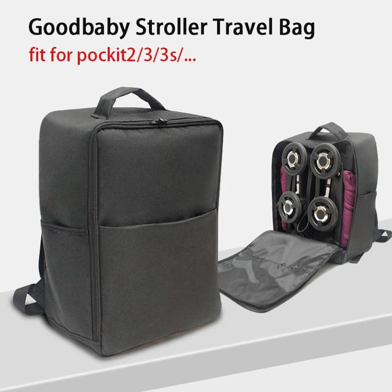 Accessori per passeggino Goodbaby Pockit 2s/3/3s Passeggini Borsa da viaggio Zaino impermeabile ispessito Zaino portaoggetti per aereo