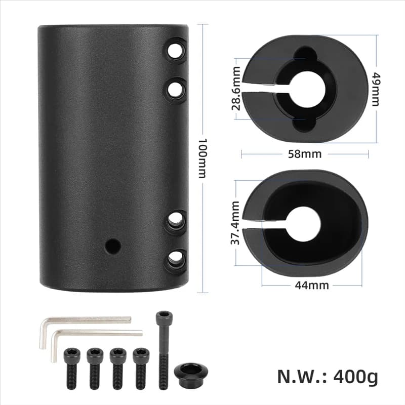 LDHL MAX G30 Palo Pieghevole Base di Protezione Fissa per Ninebot G30D G30L Scooter Elettrico Asta di Modifica Apparecchio di Fissaggio Parte