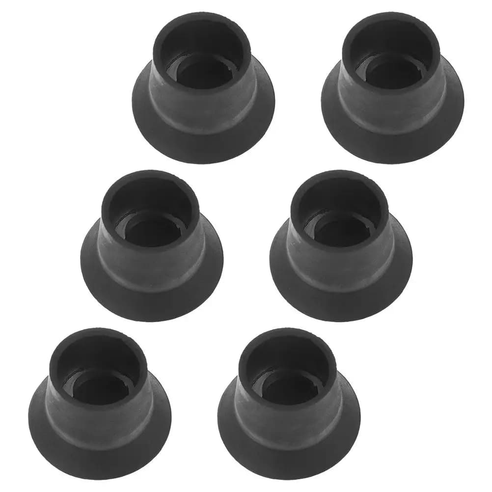 6Pcs Trampoline Leg Rubber Caps Anti-Slip Foot Covers Noise Reduction Floor Protectors Furniture Stability Grip Pads