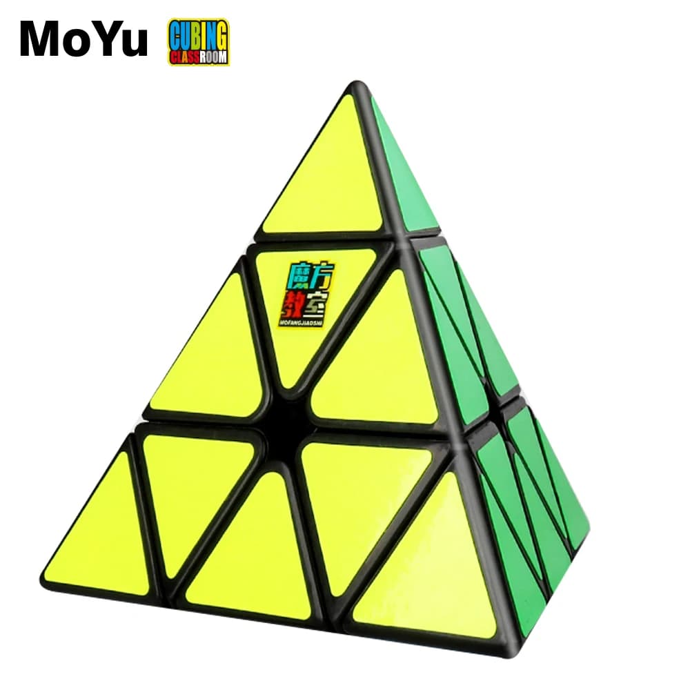 MoYu Meilong 3x3x3 Piramide Cubo Magico MoFangJiaoShi JINZITA 3x3 Cubo Adesivi Magico Puzzle Cubo Regalo Macaron Pyraminx