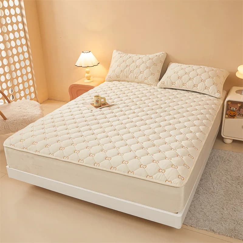 New Winter Coral Apple Cover, Four Piece Flannel Set for Single Bed, Coprimaterasso