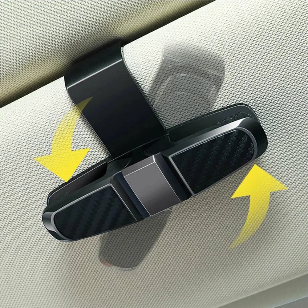 Car Glasses Case Universal Car Sun Visor Glasses Holder Sunglasses Clip Card Ticket Eyeglasses Holder Auto Interior Accessories