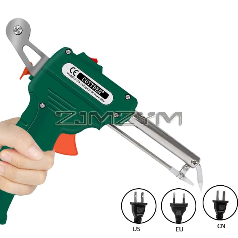 Pistola a stagno per saldatore elettrico da 60W riscaldamento esterno tenuto in mano invia automaticamente gli strumenti di riparazione del riscaldamento della saldatura della pistola a stagno