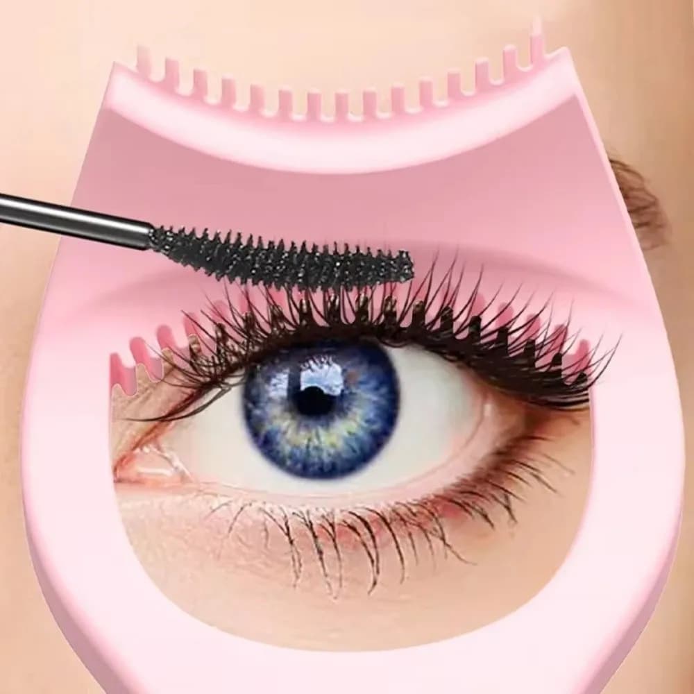 Silicone protection for mascara, applicator for shading effect siren, protection for fake eyelashes, make-up tool for eyes effect rocking kiss