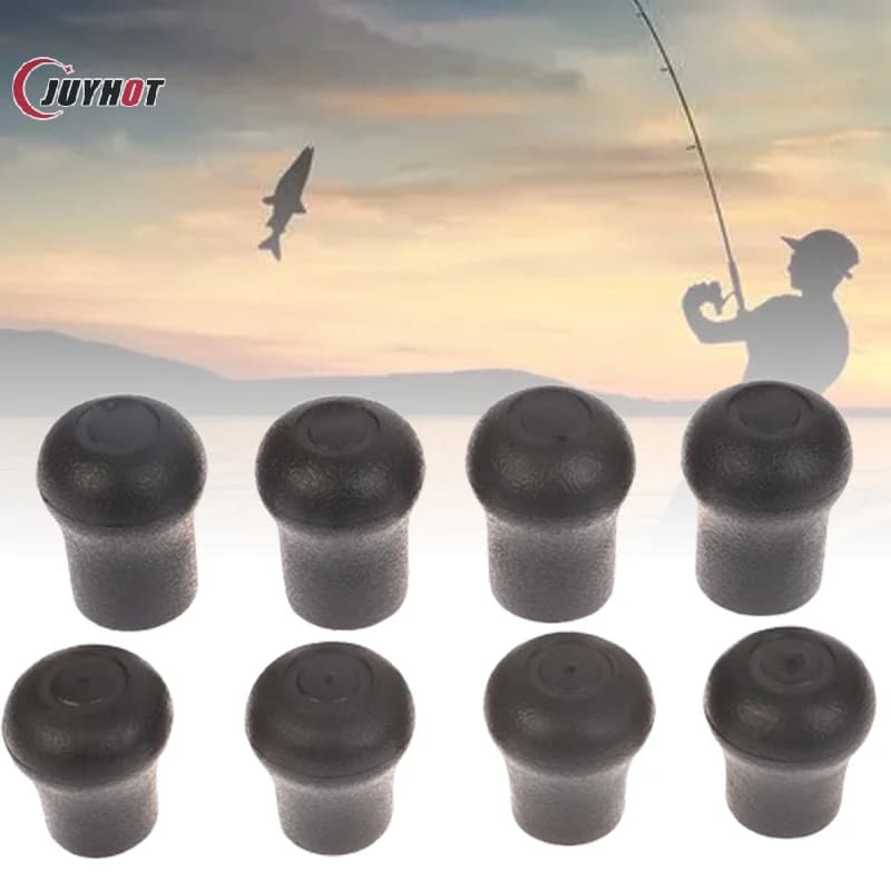 Durevole PVC Butt End Butt Caps Gimbal Coperture FAI DA TE Canna Da Pesca End Gimble Cap Protector Edifici Riparazioni Accessori Attrezzatura