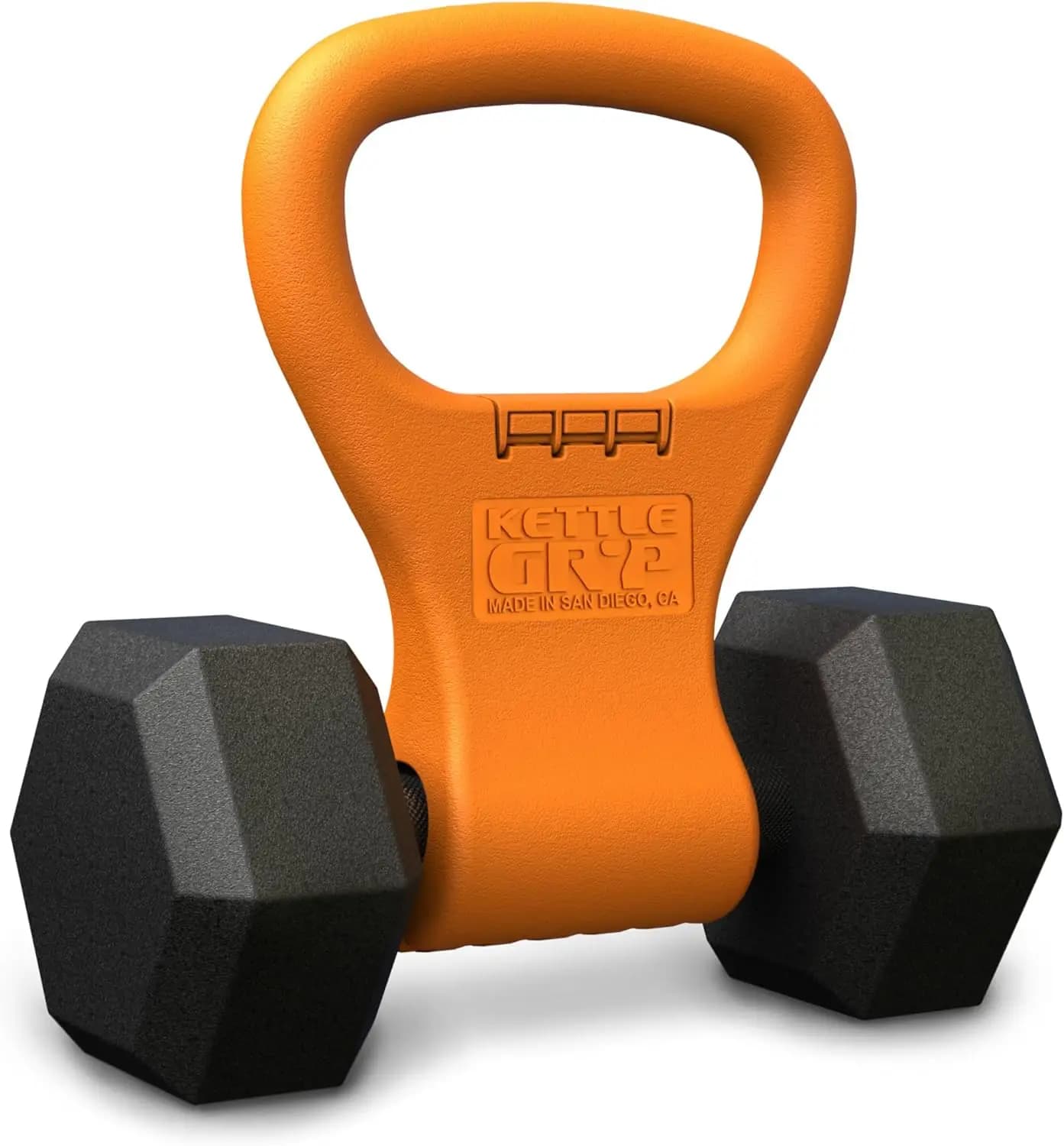 Convert handlebars to kettlebell with safe handle - Made in the USA, lightweight and portable