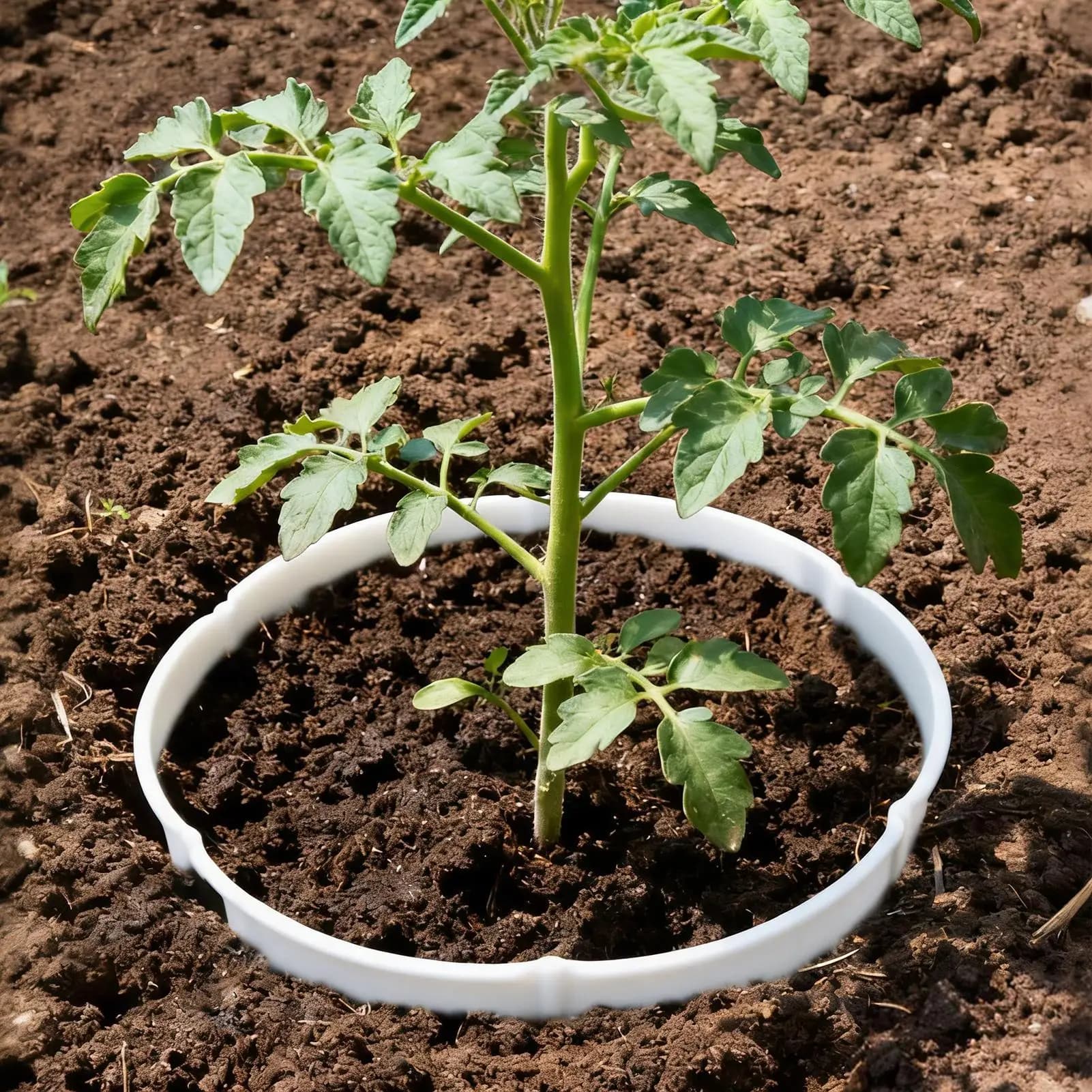 Anelli per coltivazione 24 pezzi Irrigazione profonda Circolare Riutilizzabile Paesaggio Bordi Risparmio idrico Anelli per piantare Bordi per giardino Balcone
