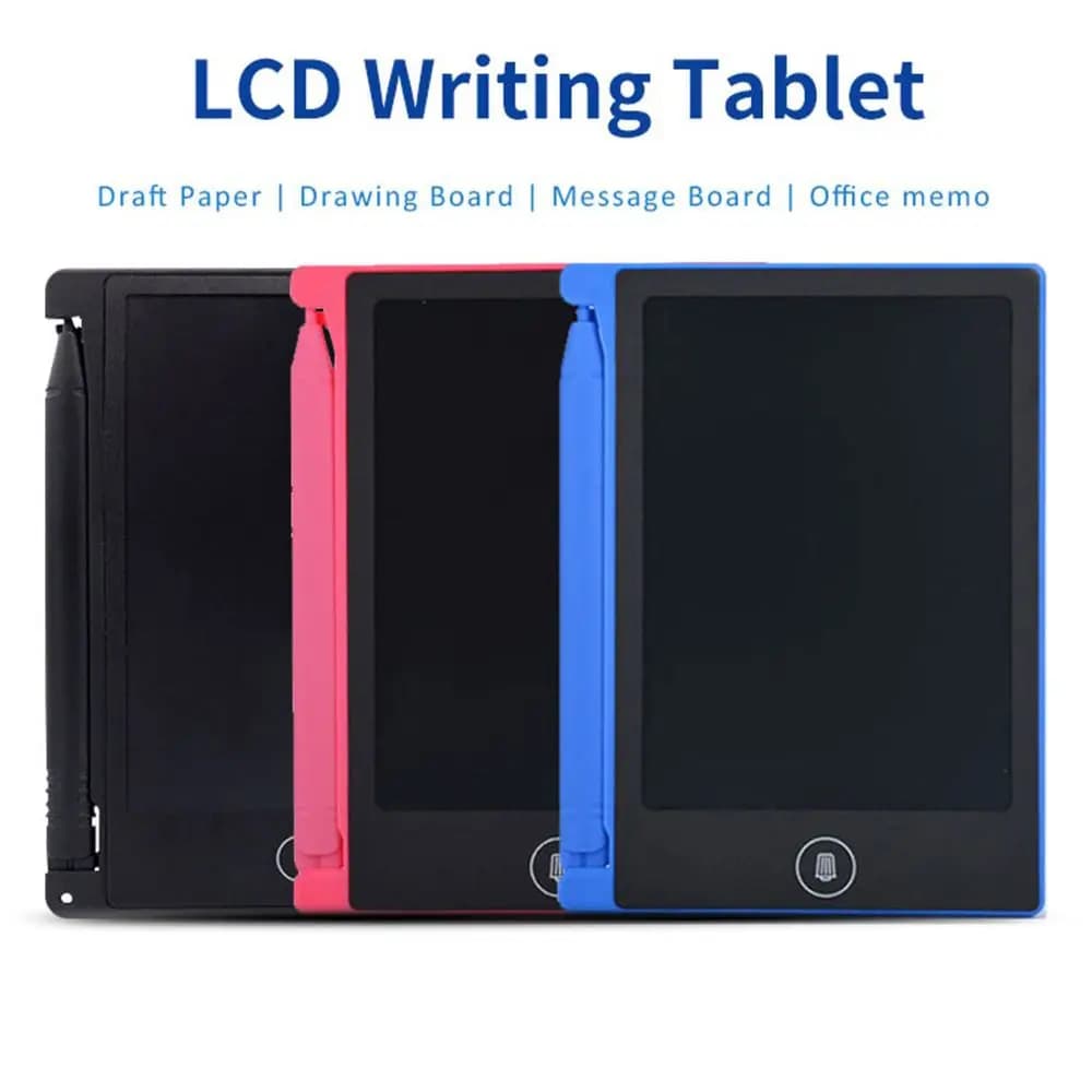 Blocco note regalo per bambini da 4,4 pollici Blocco note digitale per schizzi Tavolo da disegno Blocco per scrittura a mano Blocco per messaggi per tavoletta da scrittura LCD