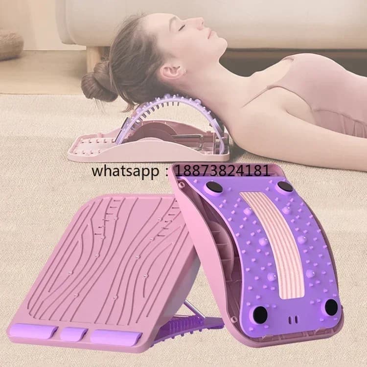 Stretcher Spine Pain Relief Acupuncture Lumbar Neck Back Waist Leg Support Cushion Stretcher fast shipping