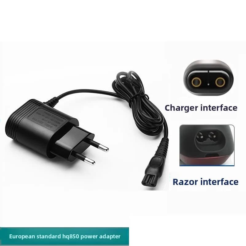 HQ850 Shaver Charger 8V 100MA EU Plug AC Power Adapter for Philips HQ912 HQ902 HQ904 HQ906 HQ914 HQ915 AT600 FT618 S5077 S5079