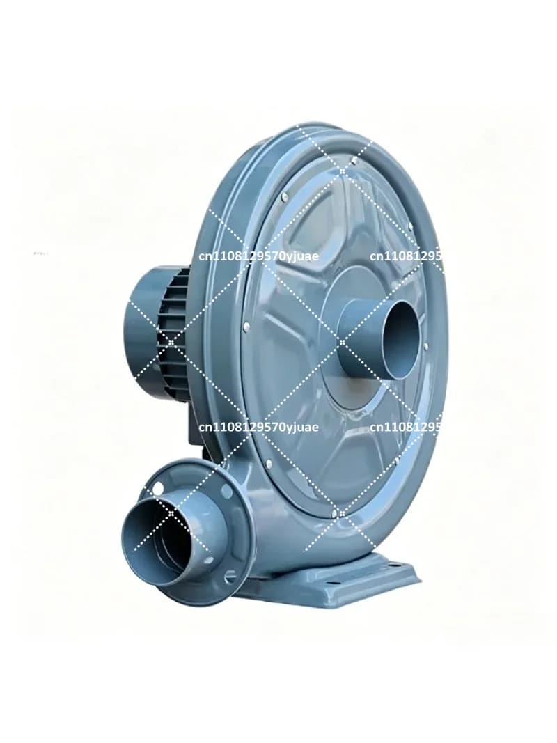 220V High Power Centrifugal Fan, Dust Collector Exhaust Blower for Woodworking Laser Engraver Ventilation