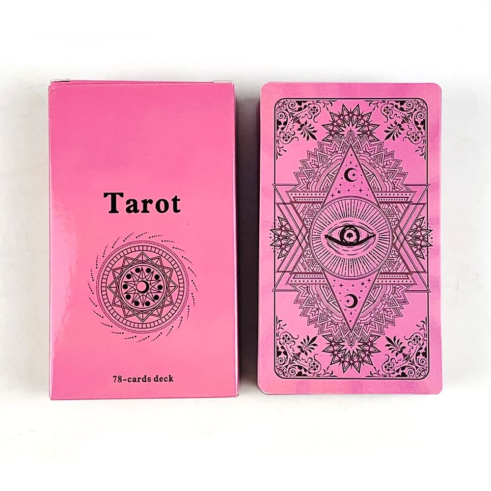 Carte dei tarocchi di vendita calda 78 pezzi Mazzo dei tarocchi Carte da gioco per riunioni di famiglia Design classico per principianti e professionisti, Ideale per la divinazione,