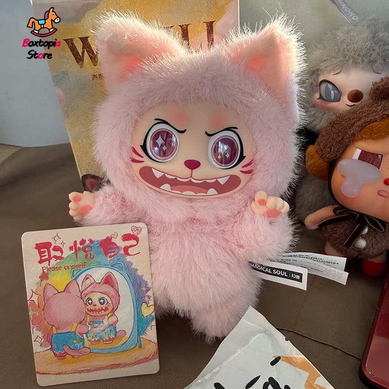 Peluche Ufficiale Magical Soul Walili - Blind Box Stile Gatto, Bambola di Peluche, Ciondolo per Borsa, Portachiavi, Giocattolo da Collezione di Tendenza, Regalo
