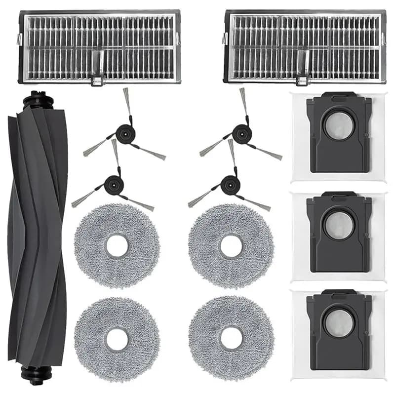 Promozione! Ricambi per Robot Aspirapolvere Dreame X40 Ultra X40 Pro S30 Pro Ultra: Spazzola Principale, Spazzola Laterale, Filtro, Panno, Sacchetto Raccoglipolvere