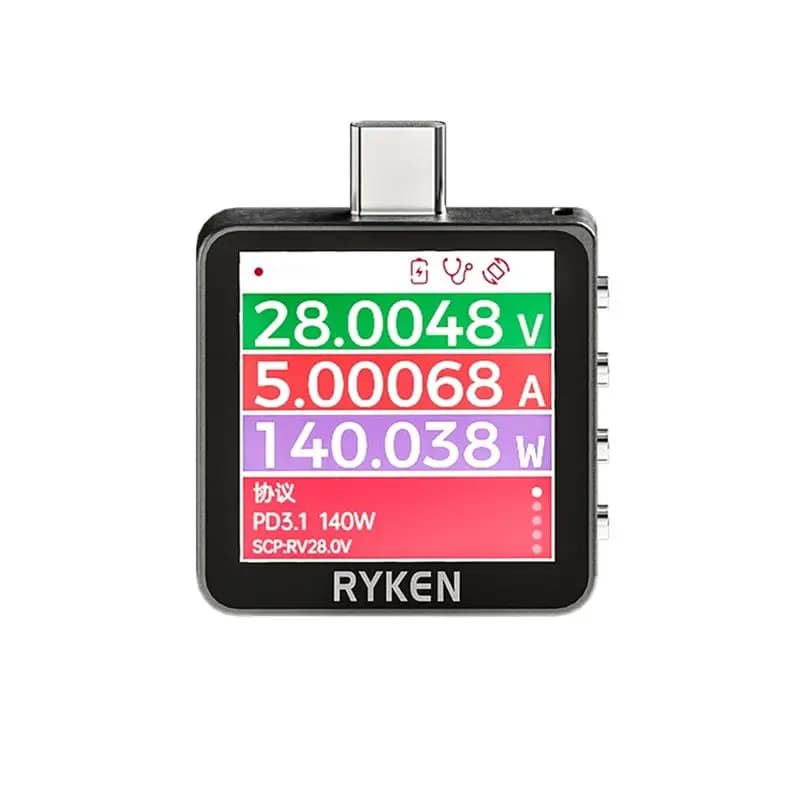 RYKEN Laptop Charging Detection RK-X3 Voltage Current Tester USB Mobile Phone Fast Charging Detector Tester-A74F