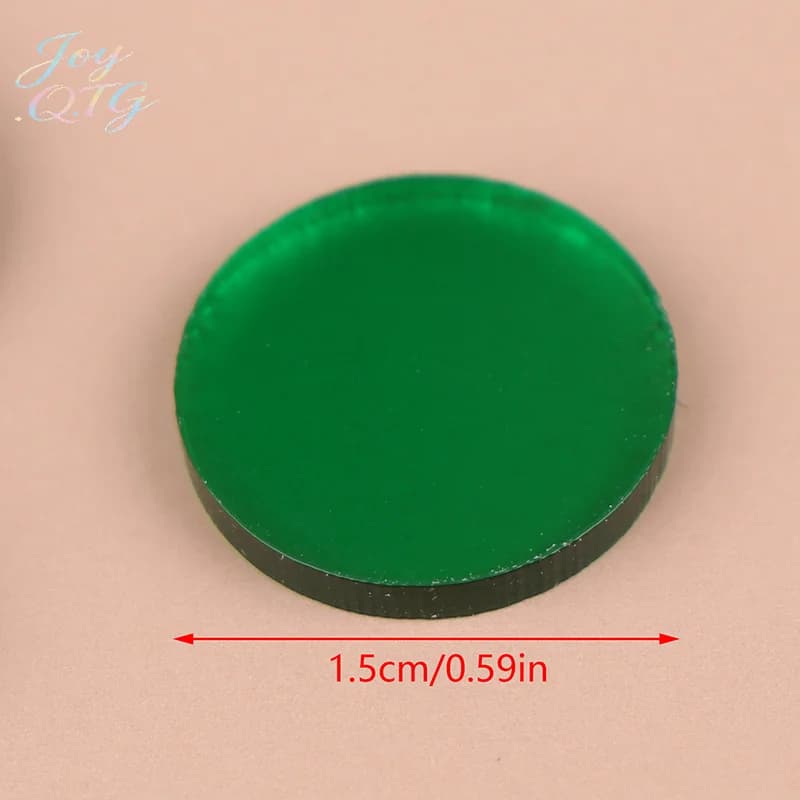 10 Pezzi Puntali Trasparenti Diametro 15mm per Stecche da Biliardo, Stecche da Salto, Stecche da Carambola, Accessori per Biliardo e Snooker
