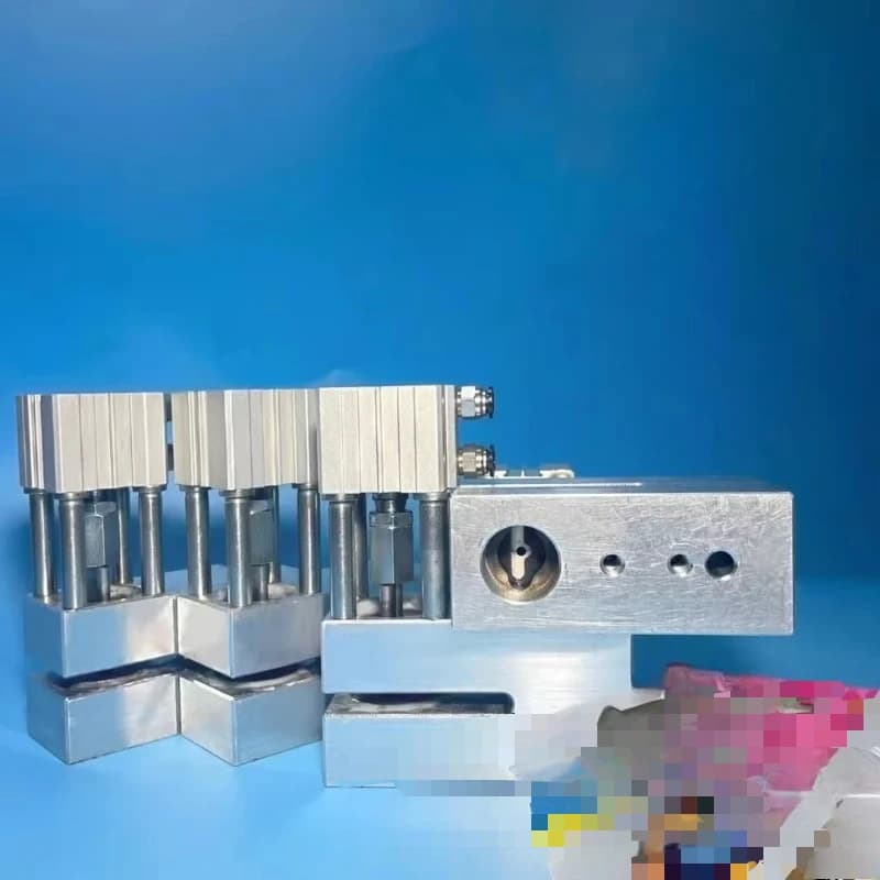 Automatic Pneumatic Plastic Film Punching Machine round Hole Bag Paper Film Punching Tool for Business & Industrial Use