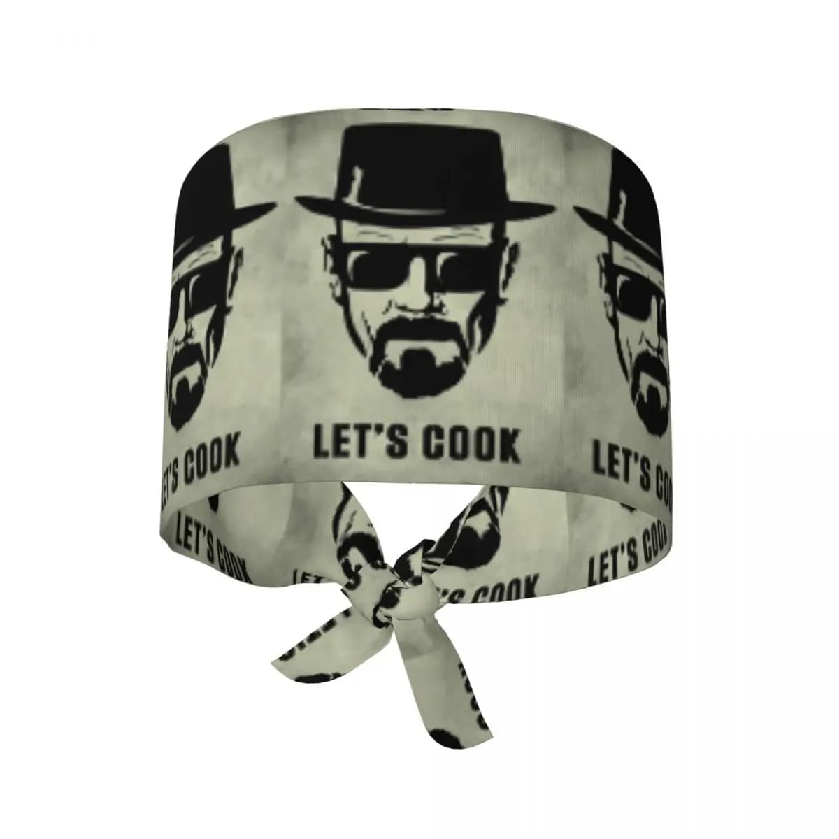 Heisenberg Lets Cook Scrub Hat Doctor Working Surgical Cap Men Women Adjustable Nursing Caps for Dentist