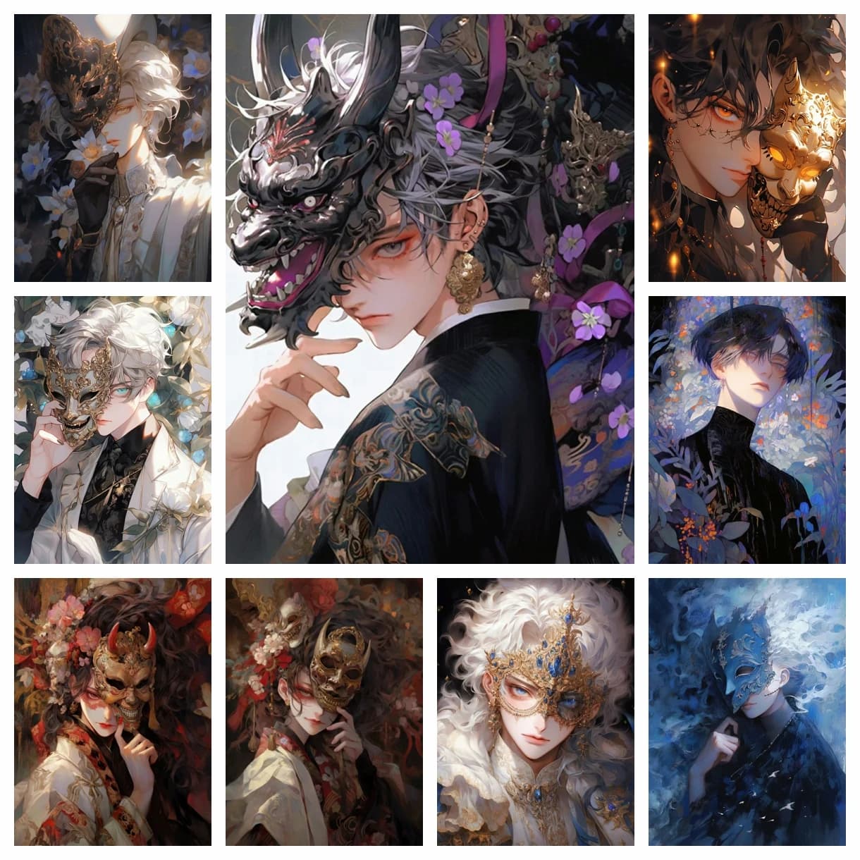 Kit di pittura artistica con diamanti fai da te Nuovo 2024 ricamo gioielli mosaico punto croce fiore e ragazzo decorazioni per la casa regalo per bambini fatto a mano