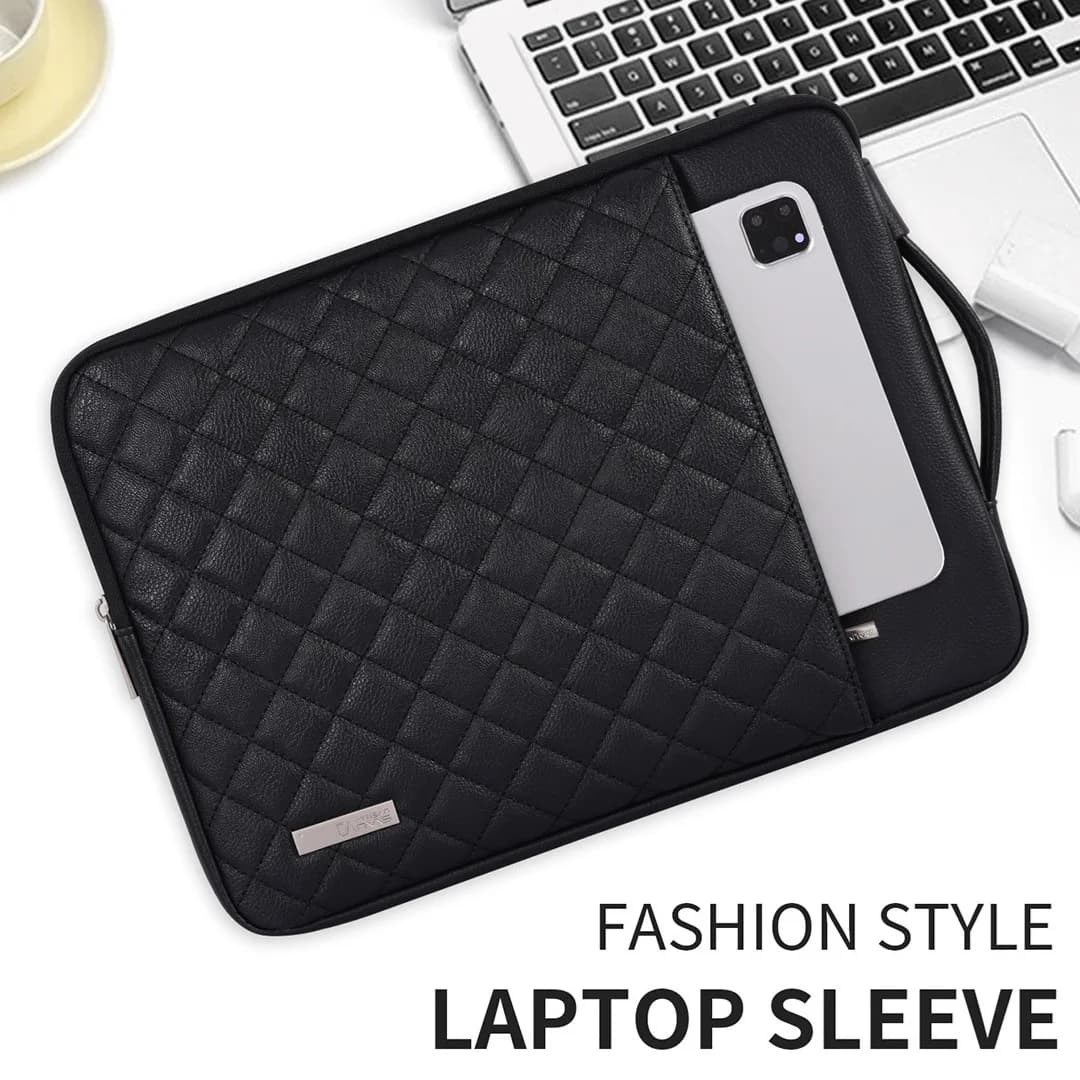 Borsa per laptop Custodia per borsa da 13,3,14,15,16 pollici per MacBook Air Pro M1, uomo Lady Cuoio PU Notebook Compute Antiurto L19-89