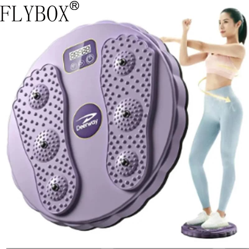 Waist Torsion Disk Fitness Table Weight Loss Trainer Magnetic Massage Layer Twister Exercise Equipment with Non-slip Base