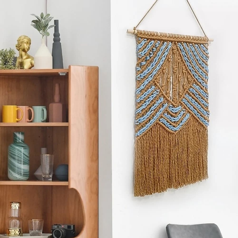 1pc Boho Handwoven Wall Hanging Tapestry Wall Art Decor For Bedroom Nursery Living Room Dorm Apartment Decorations